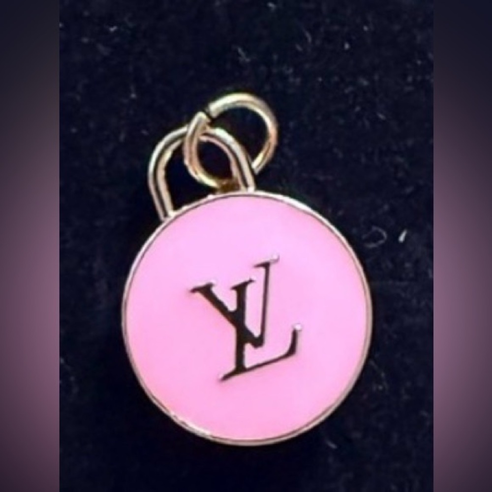 Authentic Louis Vuitton Rose Logo Pendant 🌸